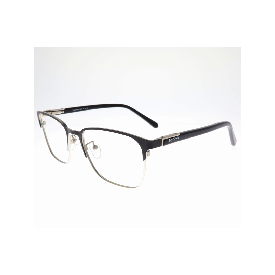 Joy Style For Men Metal Eyeglasses Square Shape Size 54 8203c5 Black