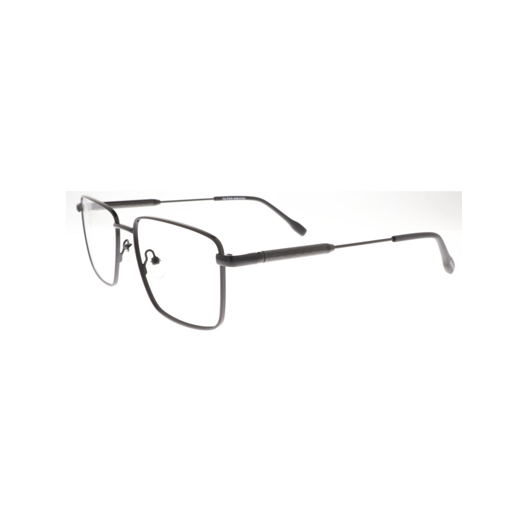 Joy Style For Men نظارات معدنية مربعة مقاس 54 5409c4 أسود مطفأ
