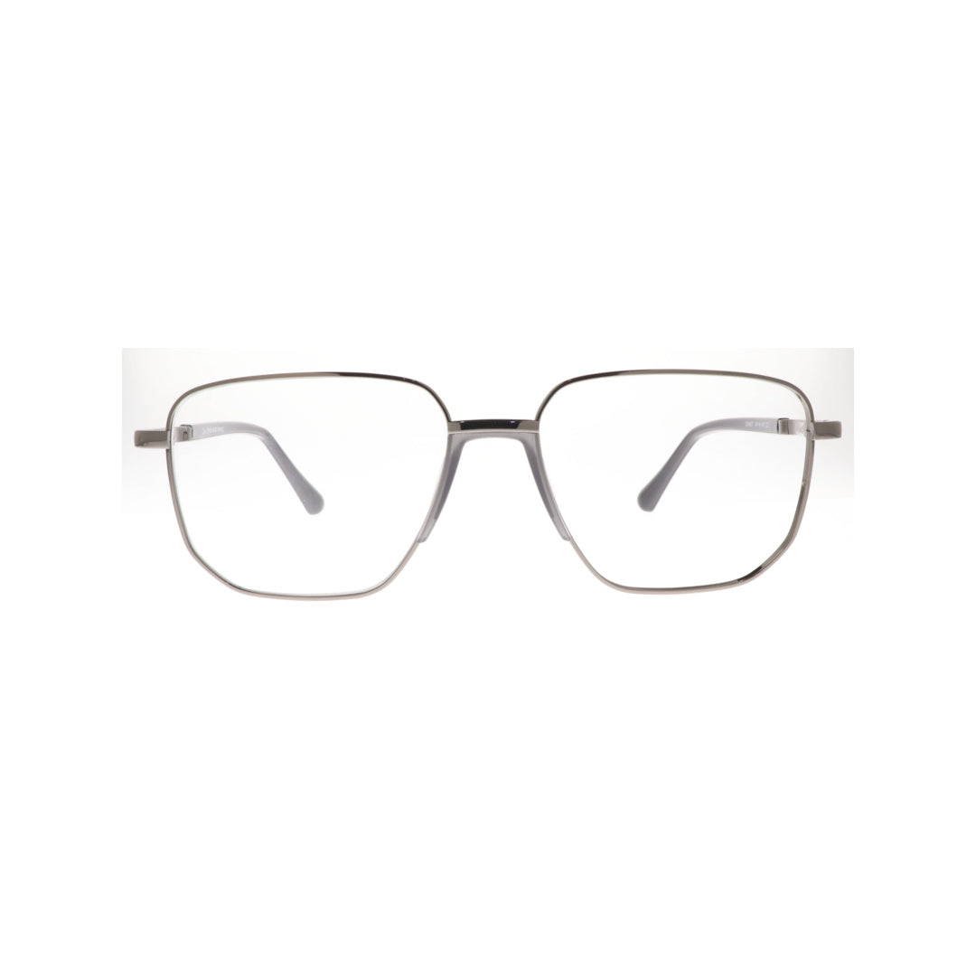 Joy Style For Men Metal Eyeglasses Square Size 54 6407c2 Gunmetal