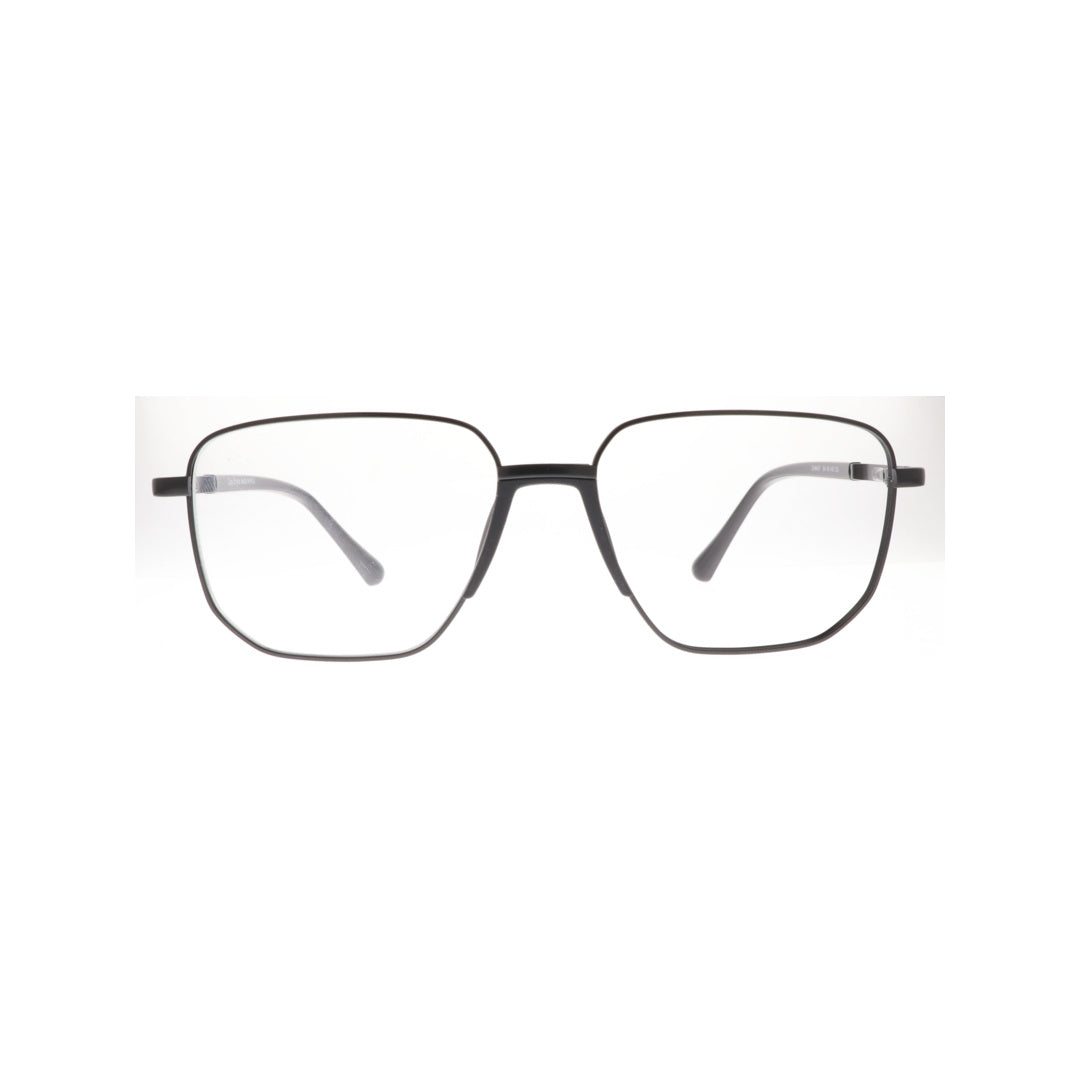 Joy Style For Men Metal Eyeglasses Square Size 54 6407c6 Matte Black