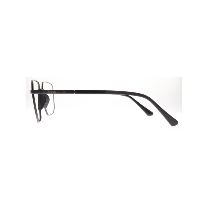 Joy Style For Men Metal Eyeglasses Square Size 54 6407c6 Matte Black