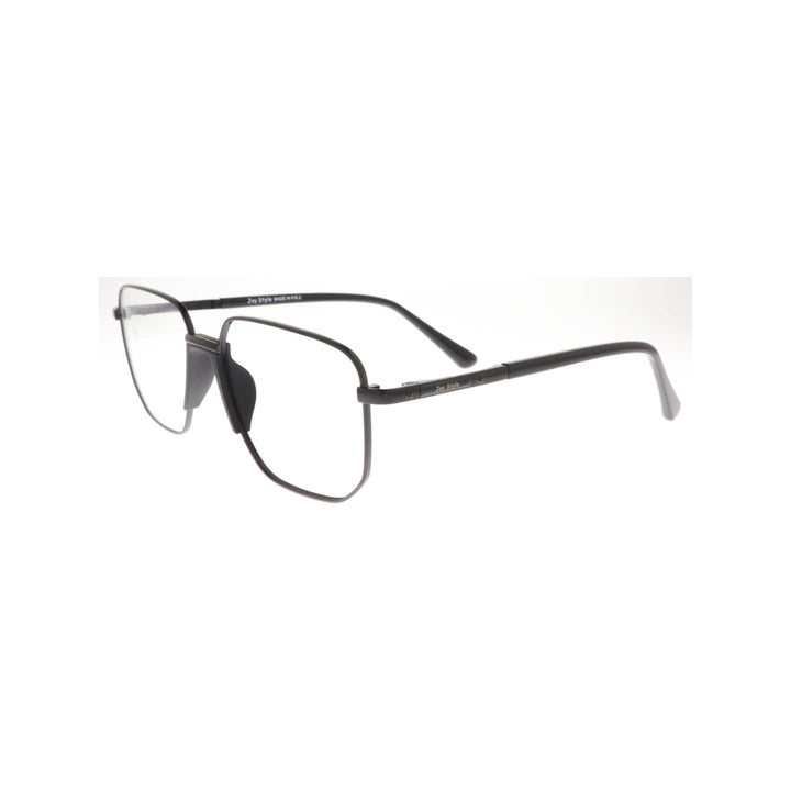 Joy Style For Men Metal Eyeglasses Square Size 54 6407c6 Matte Black