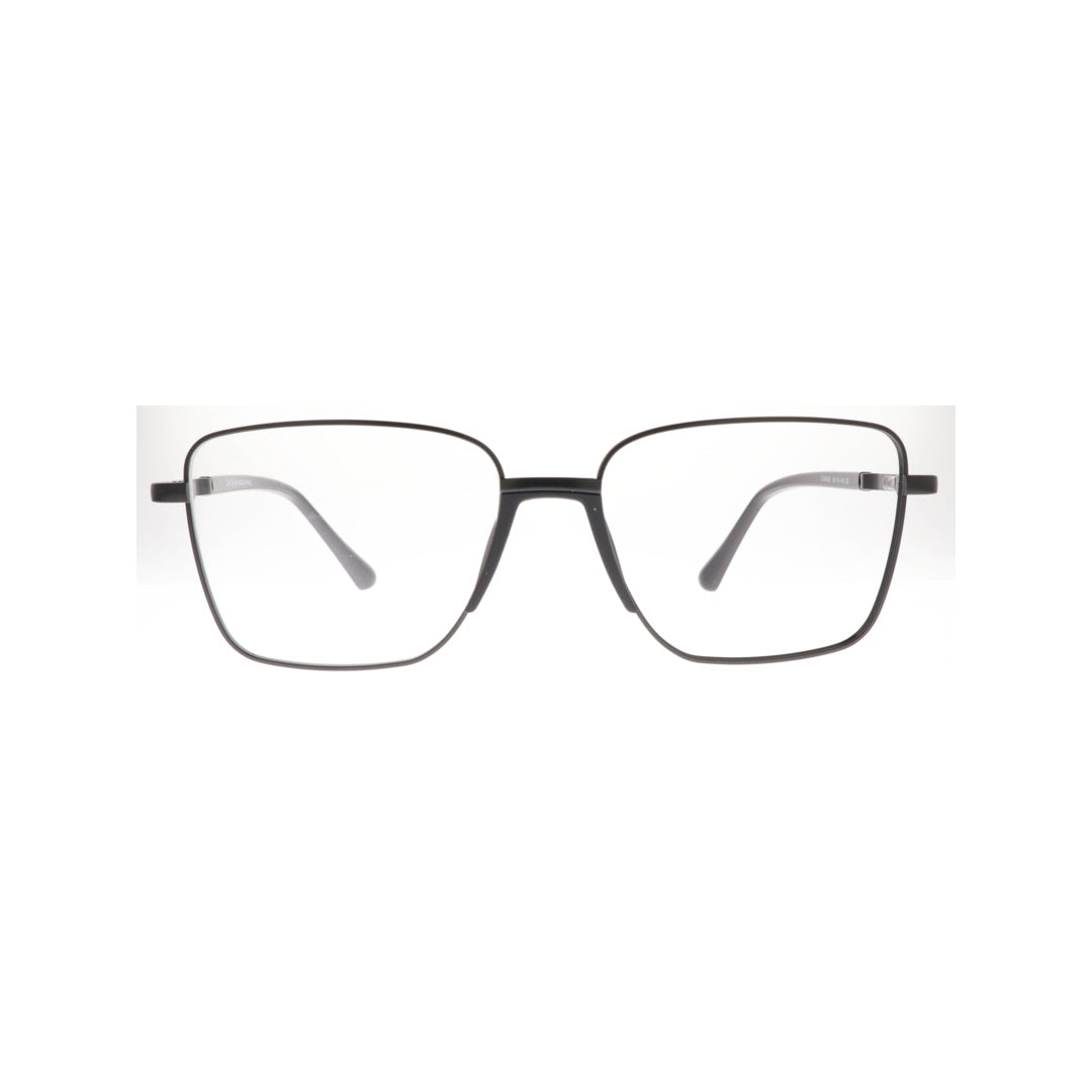 Joy Style For Men Metal Eyeglasses Square Size 54 6408c6 Matte Black