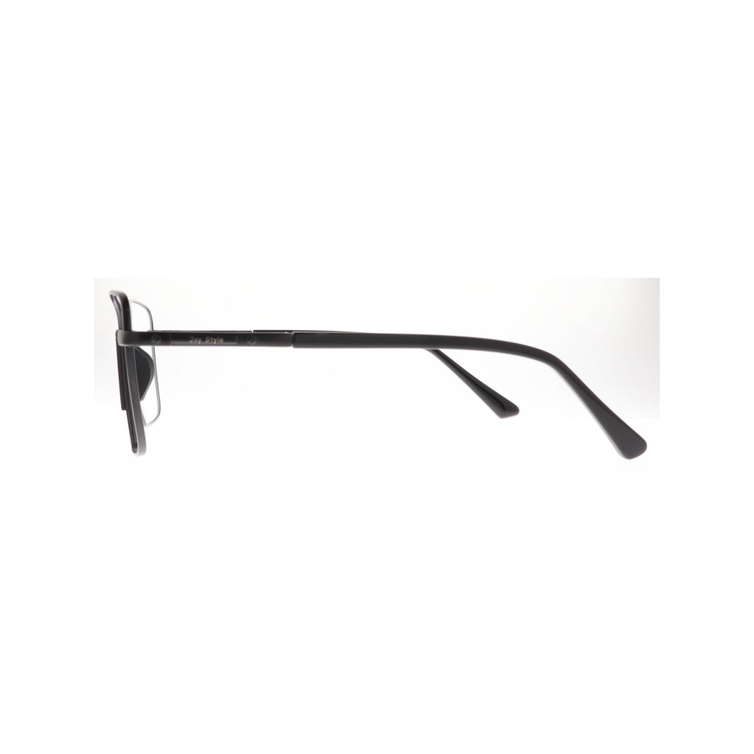 Joy Style For Men Metal Eyeglasses Square Size 54 6408c6 Matte Black