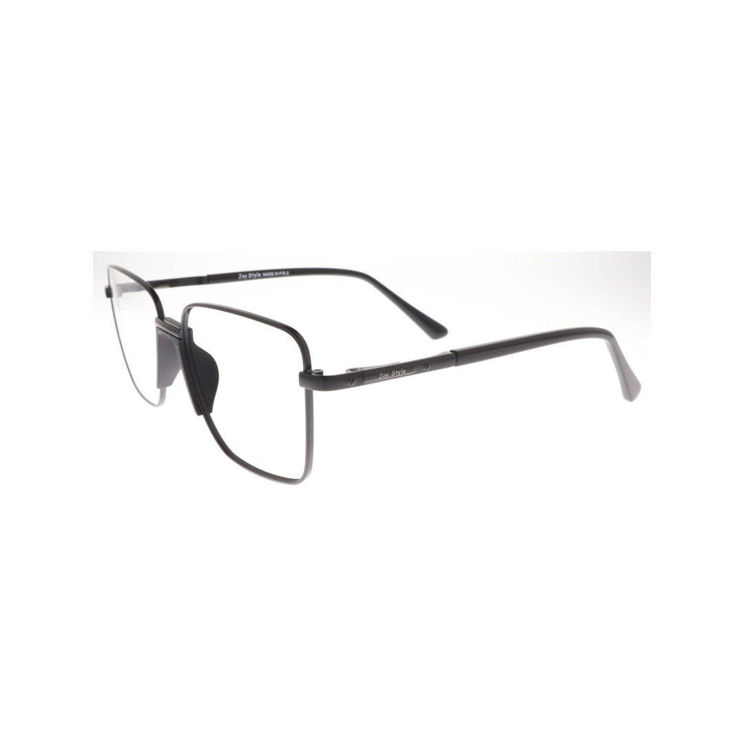 Joy Style For Men Metal Eyeglasses Square Size 54 6408c6 Matte Black