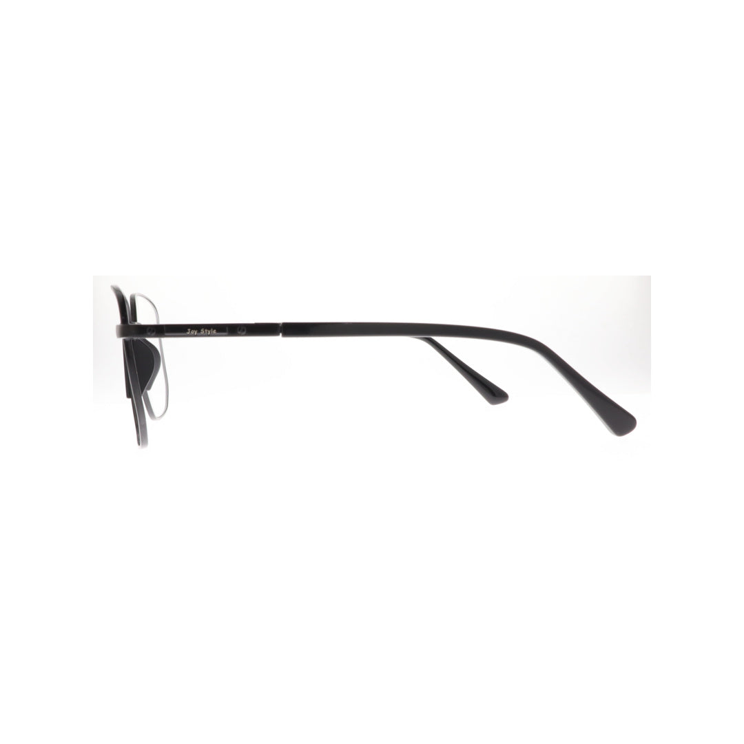 Joy Style For Men Metal Eyeglasses Square Size 55 6409c6 Matte Black