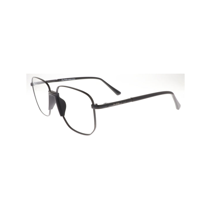 Joy Style For Men Metal Eyeglasses Square Size 55 6409c6 Matte Black