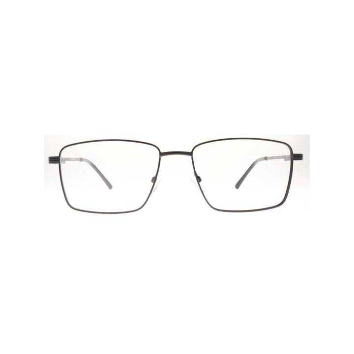 Joy Style For Men Metal Eyeglasses Square Size 55 8878c5 Matte Black