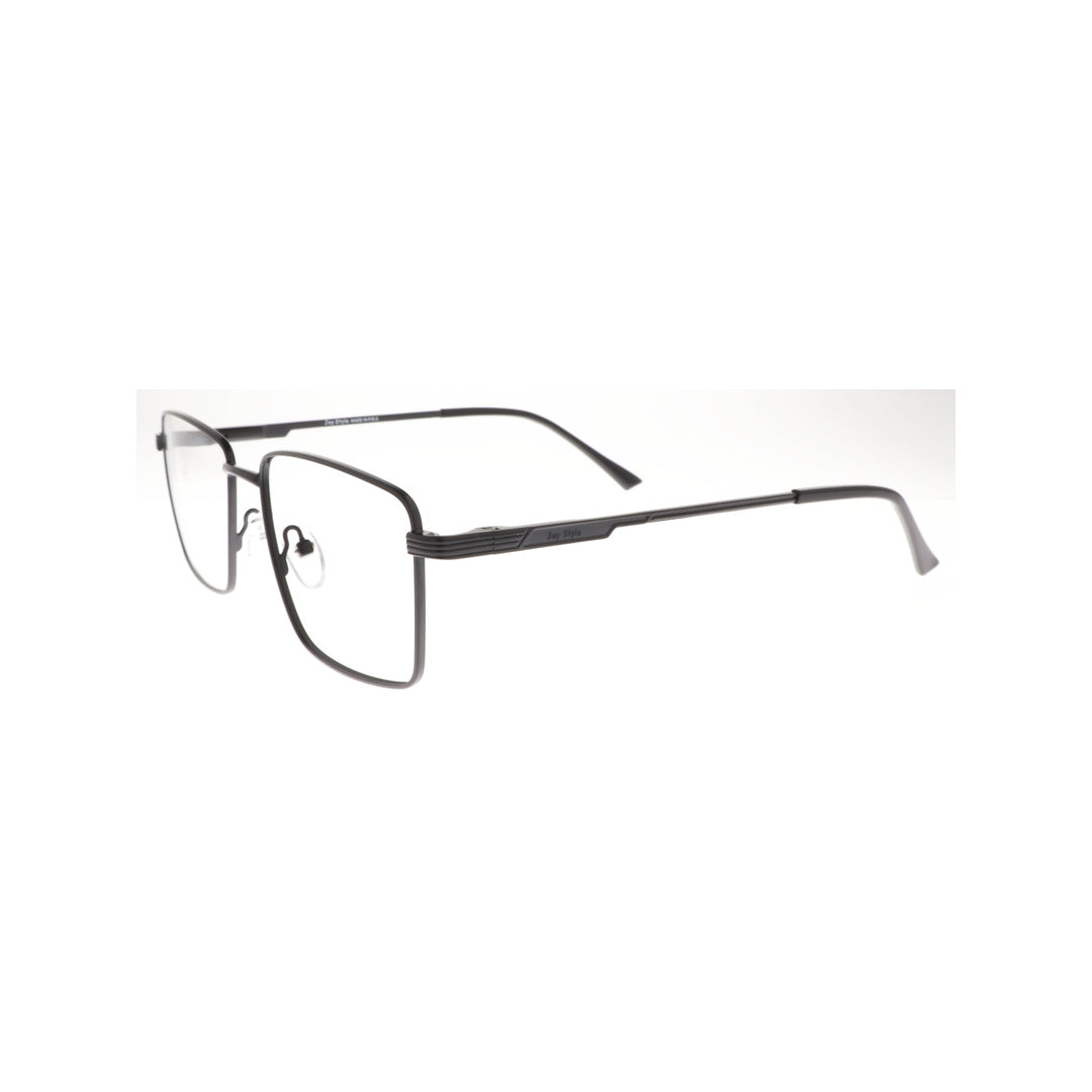 Joy Style For Men Metal Eyeglasses Square Size 55 8878c5 Matte Black