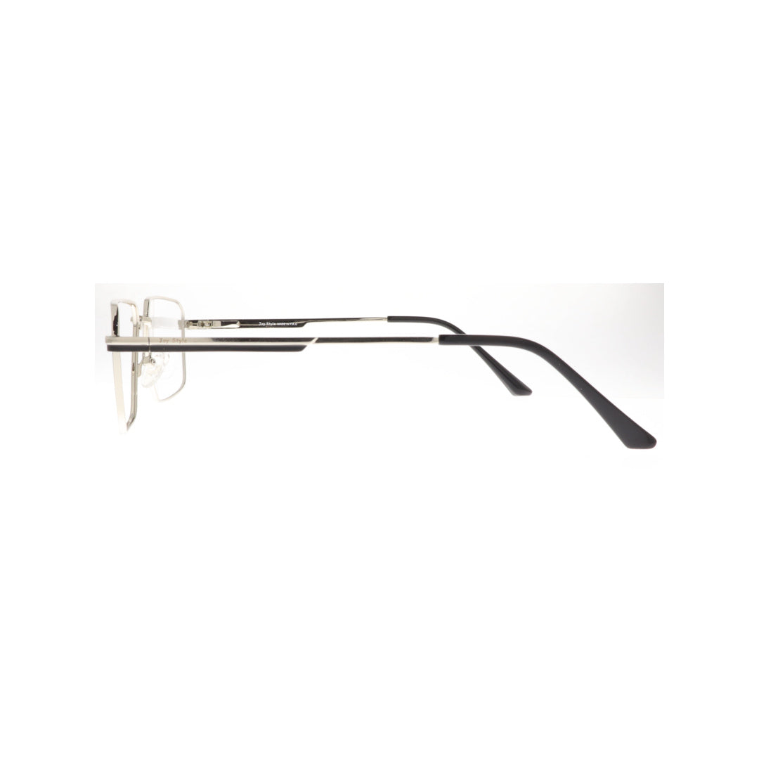 Joy Style For Men Metal Eyeglasses Square Size 56 8802c4 Silver