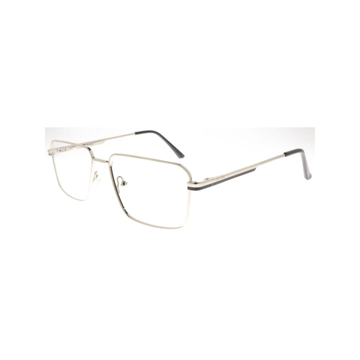 Joy Style For Men Metal Eyeglasses Square Size 56 8802c4 Silver