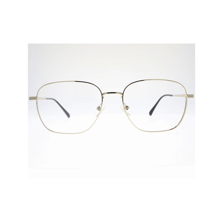 Joy Style For Men Metal Gold Eyeglasses Square Shape 56 1039c3clip Gold