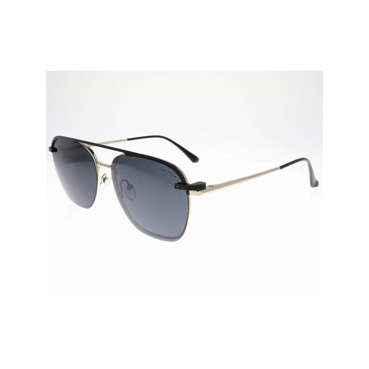 Joy Style For Men Metal Gold Eyeglasses Square Shape 56 1039c3clip Gold