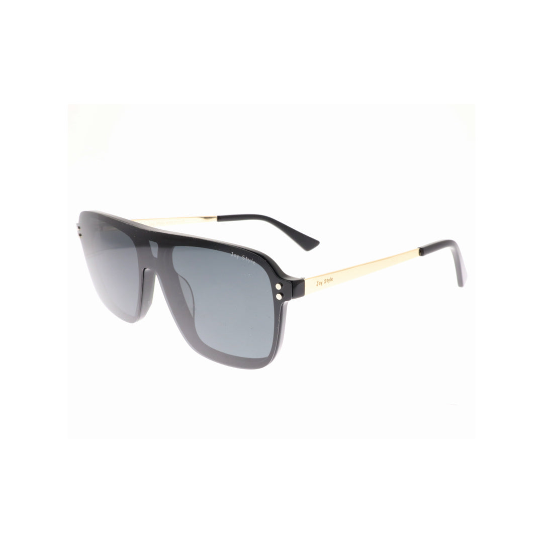 Joy Style For Men Plastic Eyeglasses Aviator Shape 56 Black 1053c1clip Black