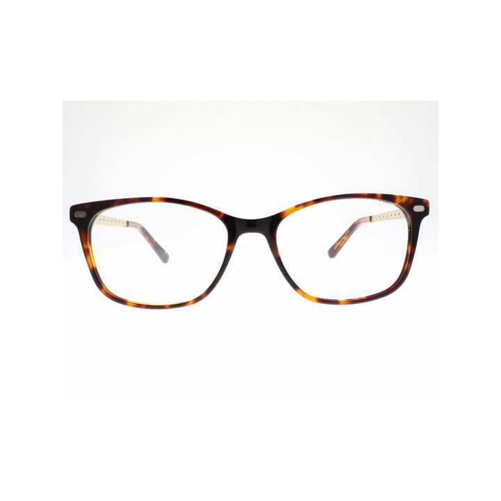 Joy Style For Unisex Eyeglasses Cat Eye Shape Size 54 1116c3clip Brown Tortoiseshell