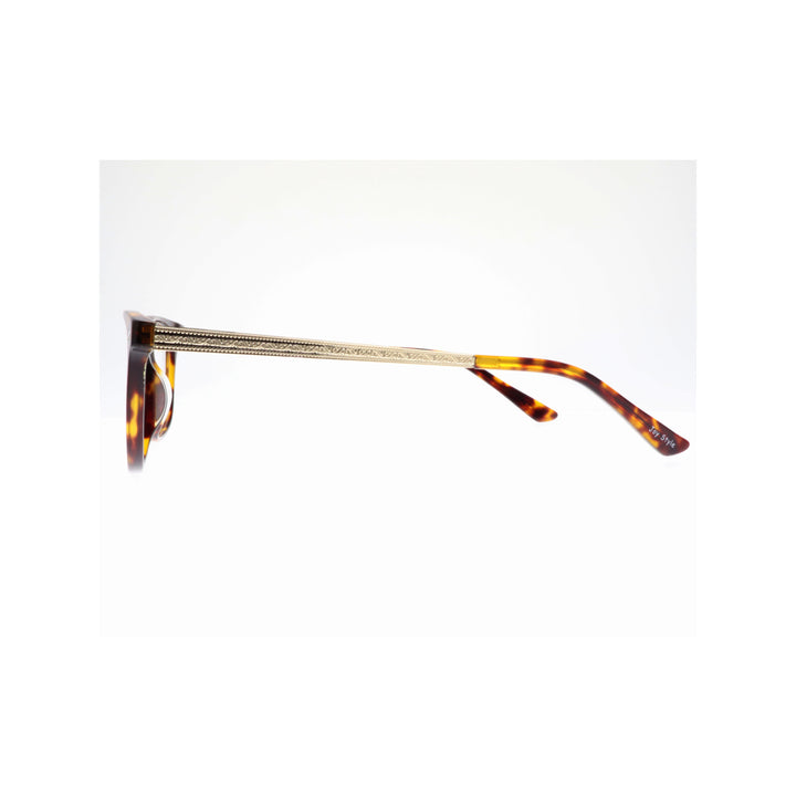 Joy Style For Unisex Eyeglasses Cat Eye Shape Size 54 1116c3clip Brown Tortoiseshell