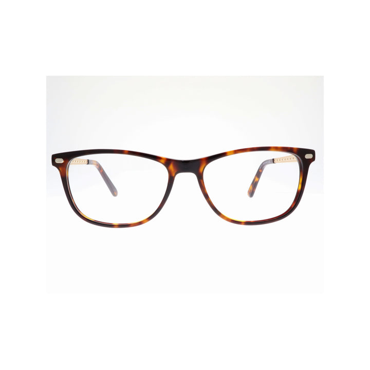 Joy Style For Unisex Eyeglasses Cat Eye Shape Size 54 1117c3clip Brown Tortoiseshell