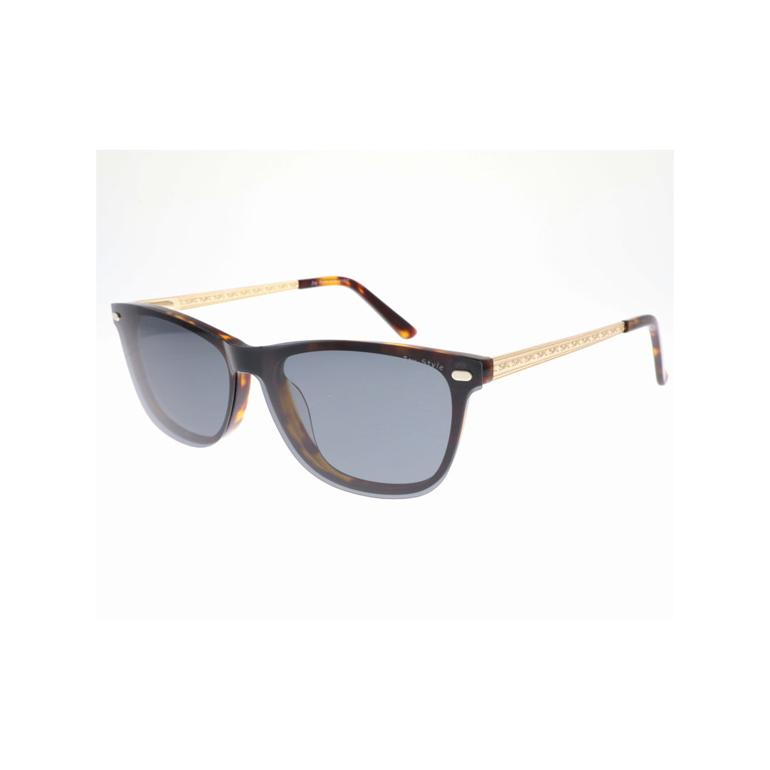 Joy Style For Unisex Eyeglasses Cat Eye Shape Size 54 1117c3clip Brown Tortoiseshell
