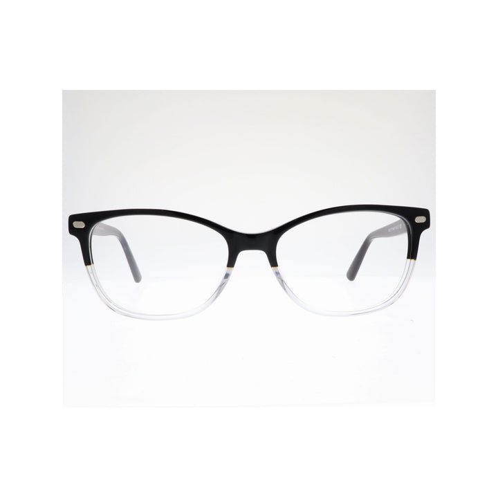 Joy Style For Unisex Eyeglasses Clip Cat Eye Shape Size 54 1217c1clip Clear Black