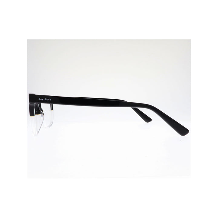 Joy Style For Unisex Eyeglasses Clip Cat Eye Shape Size 54 1217c1clip Clear Black