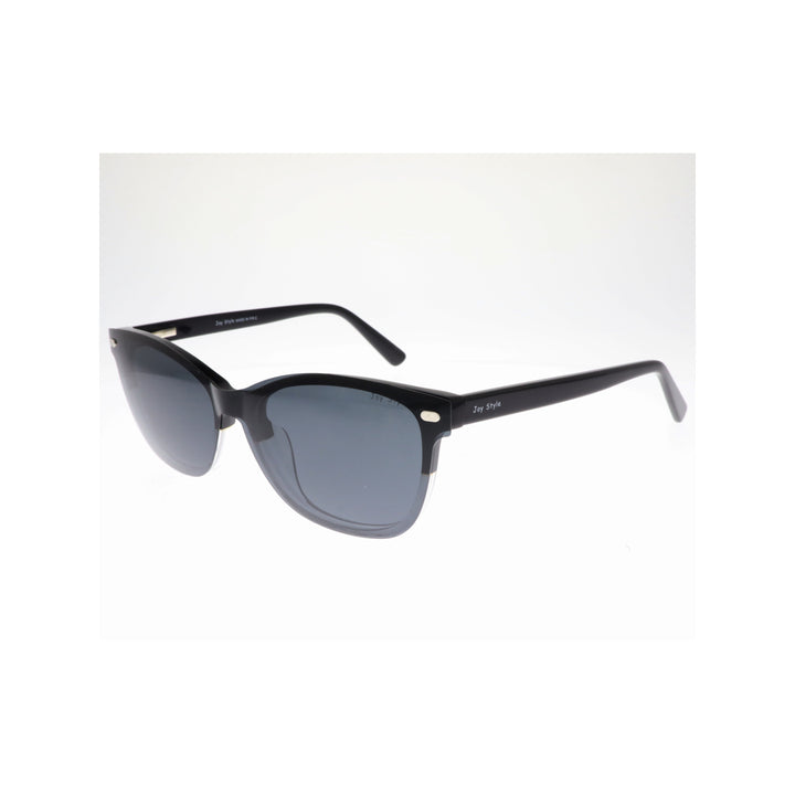 Joy Style For Unisex Eyeglasses Clip Cat Eye Shape Size 54 1217c1clip Clear Black