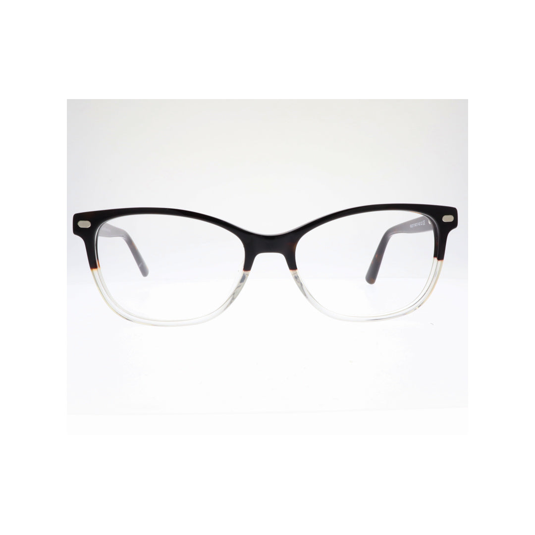 Joy Style For Unisex Eyeglasses Clip Cat Eye Shape Size 54 1217c2clip Clear Black