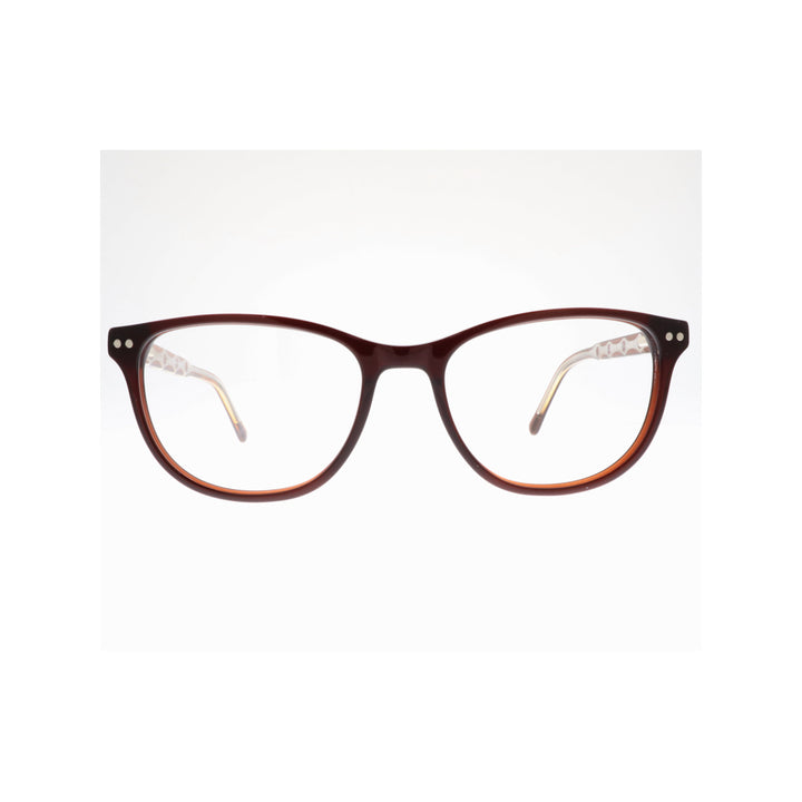 Joy Style For Unisex Eyeglasses Clip Cat Eye Shape Size 55 1289c3clip Brown