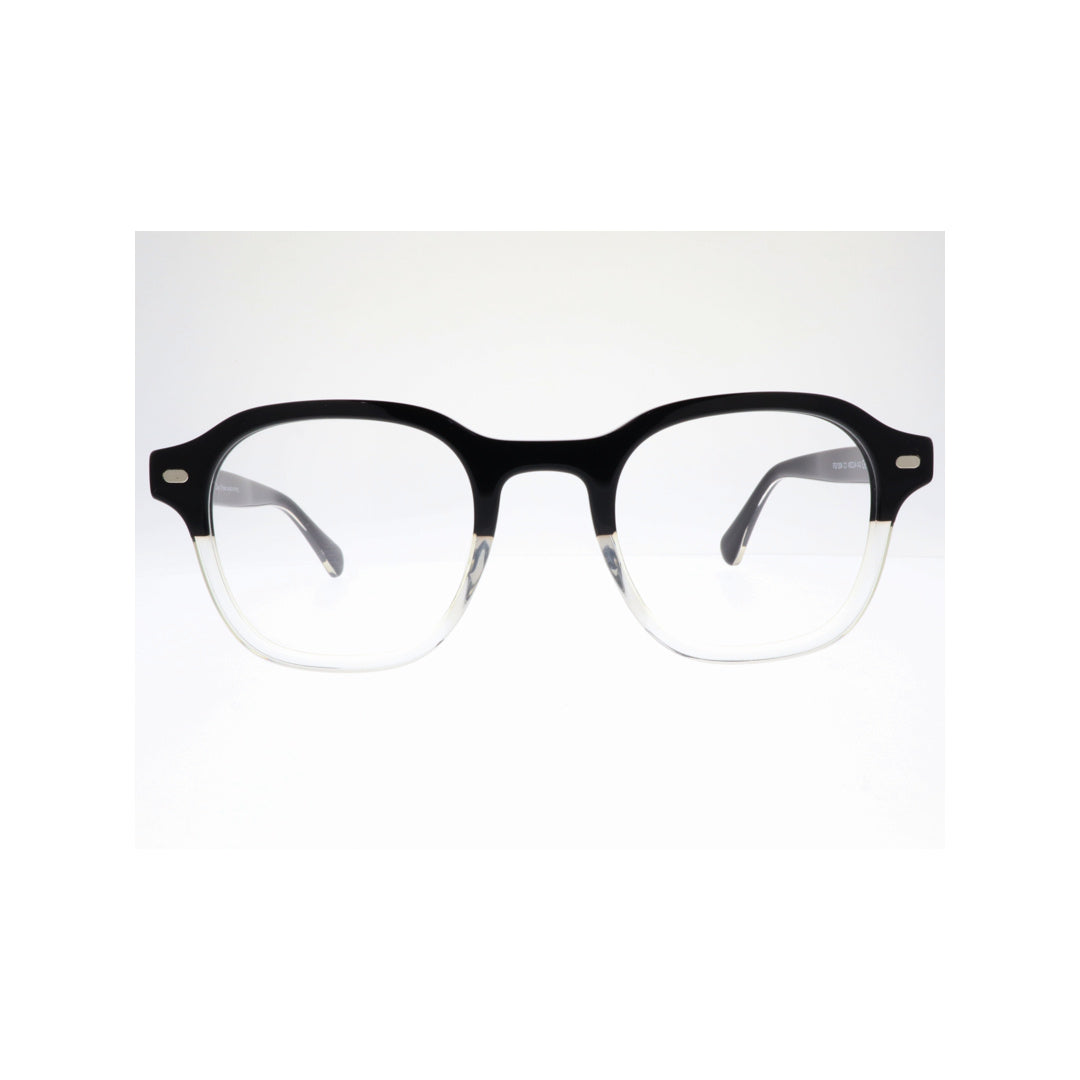 Joy Style For Unisex Eyeglasses Clip Rectangular Shape Size 49 1304c1clip Clear Black