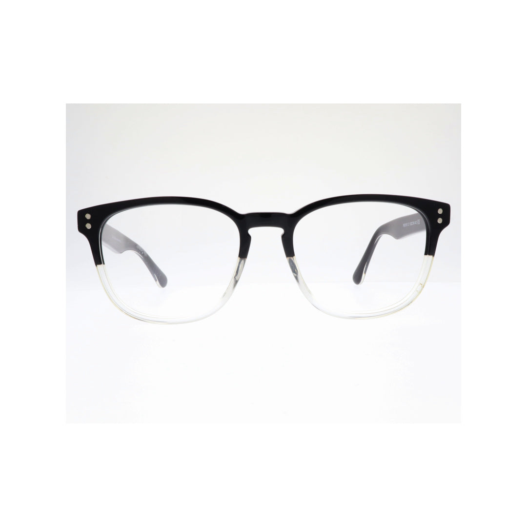 Joy Style For Unisex Eyeglasses Clip Rectangular Shape Size 53 1310c1clip Clear Black