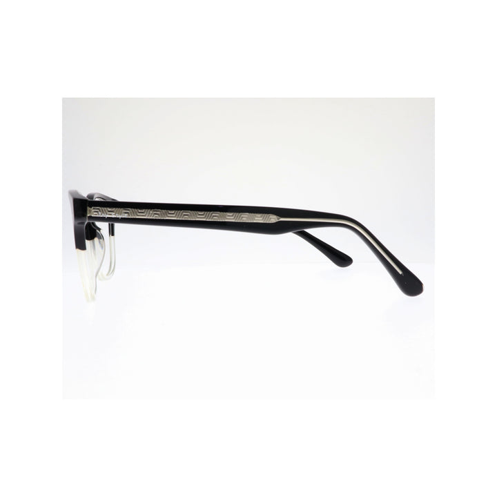 Joy Style For Unisex Eyeglasses Clip Rectangular Shape Size 53 1310c1clip Clear Black