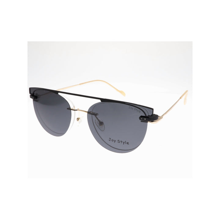 Joy Style For Unisex Eyeglasses Clip Rimless Cat Eye Shape Size 52 Dc3062c2clip Gold