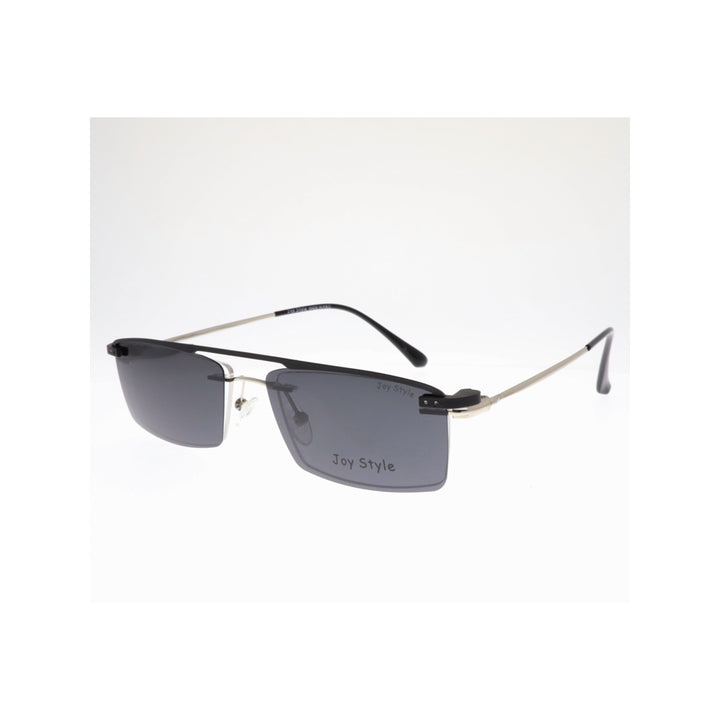 Joy Style For Unisex Eyeglasses Clip Rimless Square Shape Size 52 Dc3068c3clip Silver