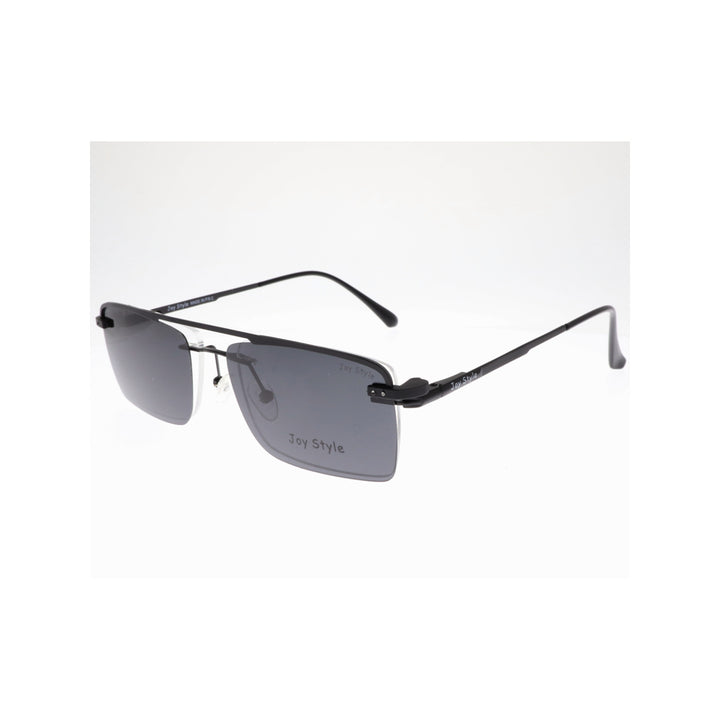 Joy Style For Unisex Eyeglasses Clip Rimless Square Shape Size 54 Dc3067c1clip Matte Black