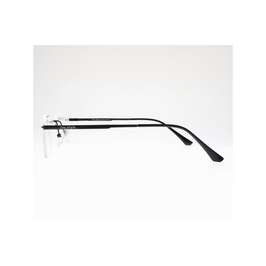 Joy Style For Unisex Eyeglasses Clip Rimless Square Shape Size 55 Dc3069c1clip Matte Black