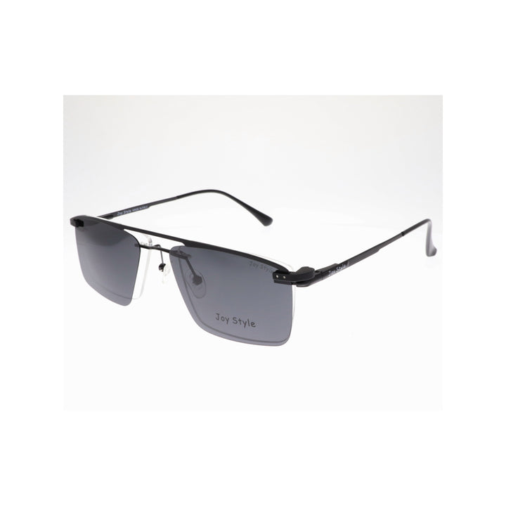 Joy Style For Unisex Eyeglasses Clip Rimless Square Shape Size 55 Dc3069c1clip Matte Black