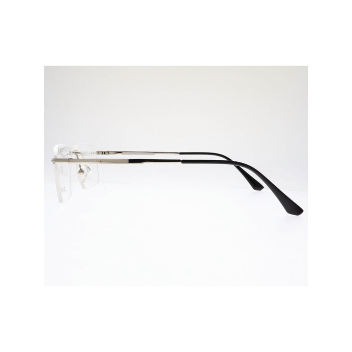 Joy Style For Unisex Eyeglasses Clip Rimless Square Shape Size 55 Dc3069c3clip Silver