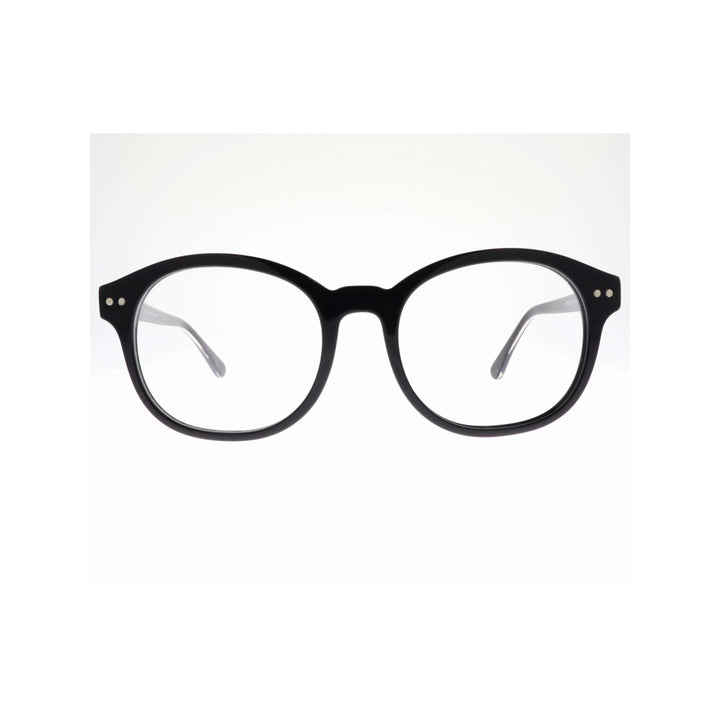 Joy Style For Unisex Eyeglasses Clip Round Shape 51 1063c1clip أسود