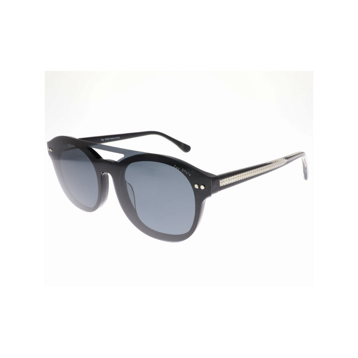 Joy Style For Unisex Eyeglasses Clip Round Shape 51 1063c1clip أسود