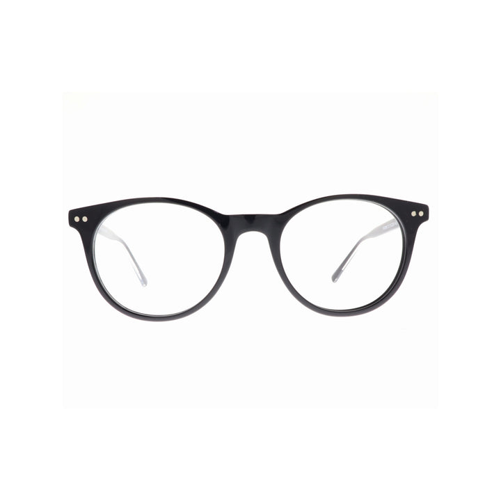 Joy Style For Unisex Eyeglasses Clip Round Shape 51 1286c1clip Black