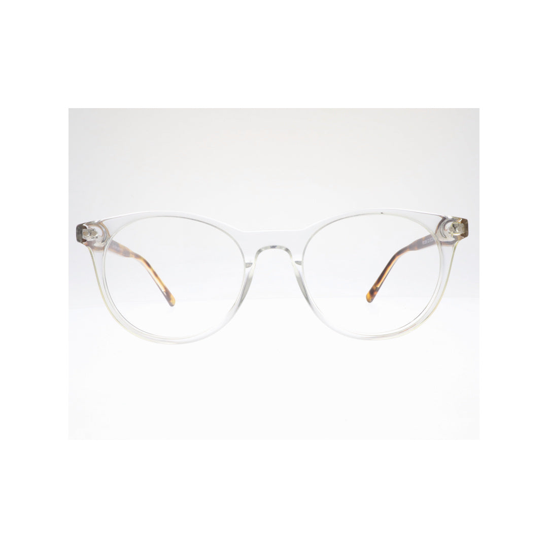 Joy Style For Unisex Eyeglasses Clip Round Shape 51 1286c2clip Clear