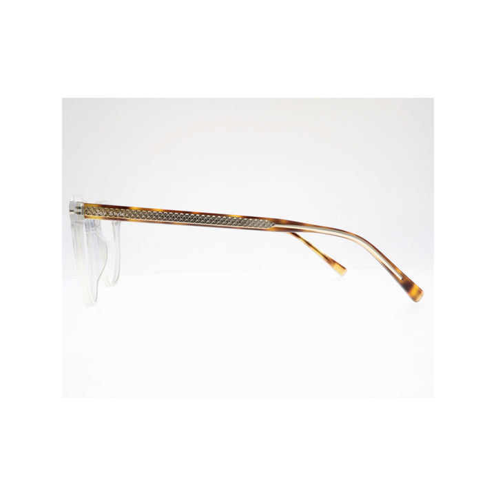 Joy Style For Unisex Eyeglasses Clip Round Shape 51 1286c2clip Clear