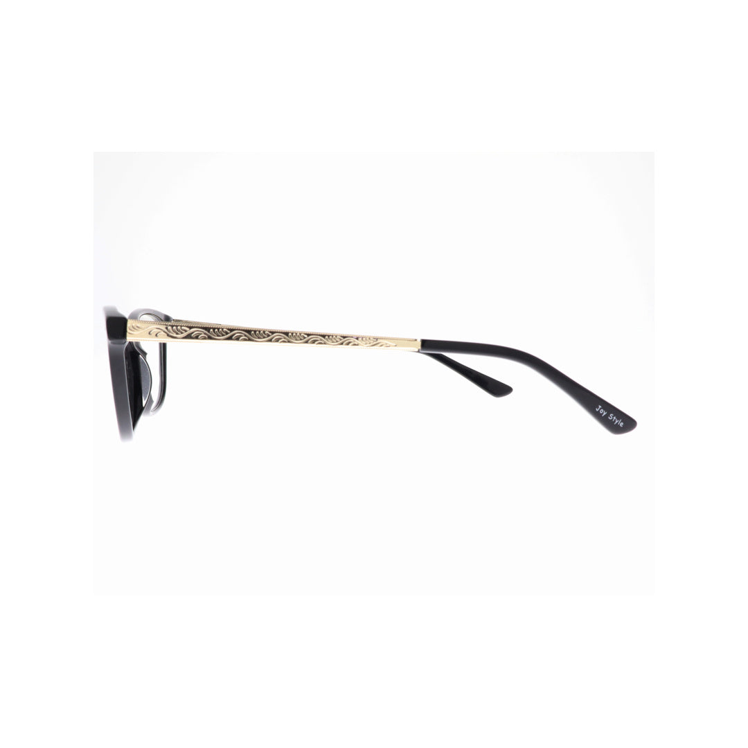 Joy Style For Unisex Eyeglasses Clip Square Shape Size 53 1112c1clip Black