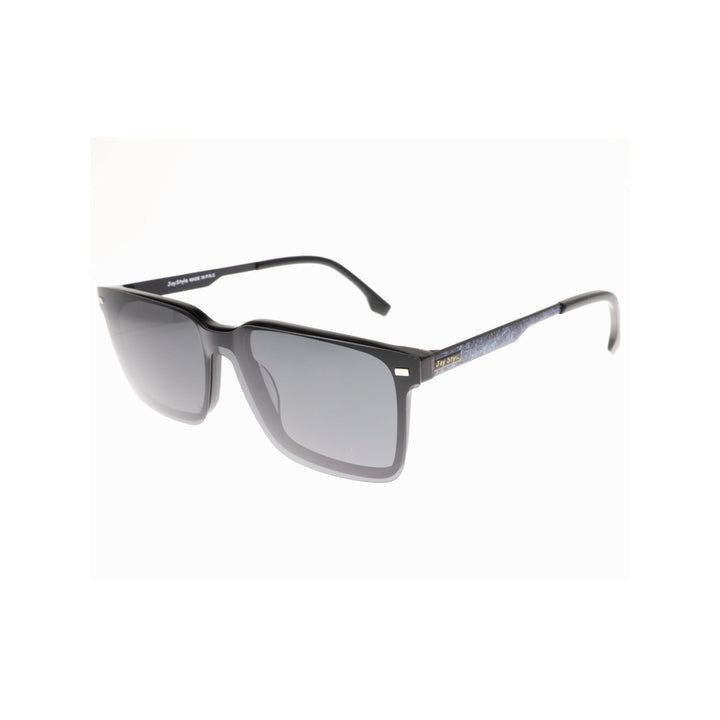 Joy Style For Unisex Eyeglasses Clip Square Shape Size 53 140010c1clip Black