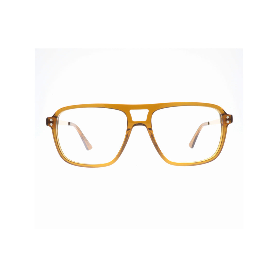 Joy Style For Unisex Eyeglasses Clip Square Shape Size 54 1053c3clip Light Brown