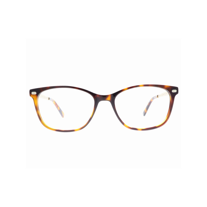 Joy Style For Unisex Eyeglasses Clip Square Shape Size 54 1115c3clip Brown Tortoiseshell