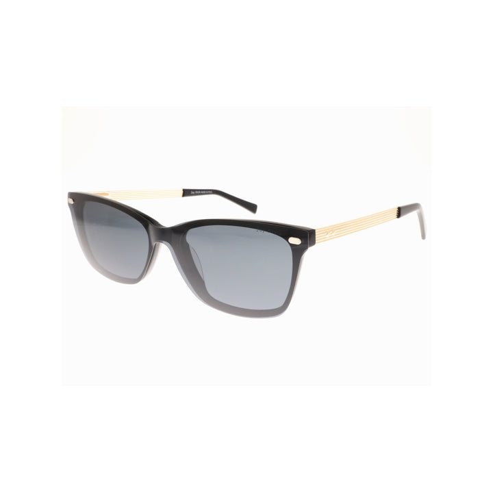 Joy Style For Unisex Eyeglasses Clip Square Shape Size 54 1118c1clip Black
