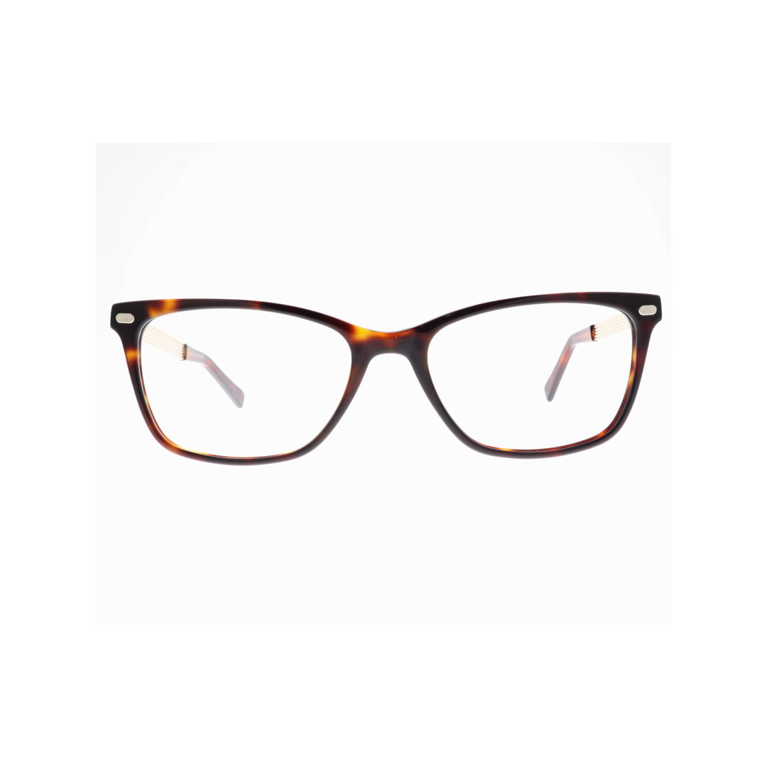 Joy Style For Unisex Eyeglasses Clip Square Shape Size 54 1118c3clip Brown Tortoiseshell