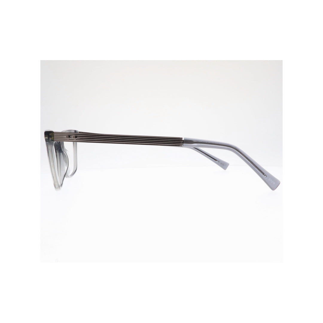 Joy Style For Unisex Eyeglasses Clip Square Shape Size 54 1118c4clip Grey