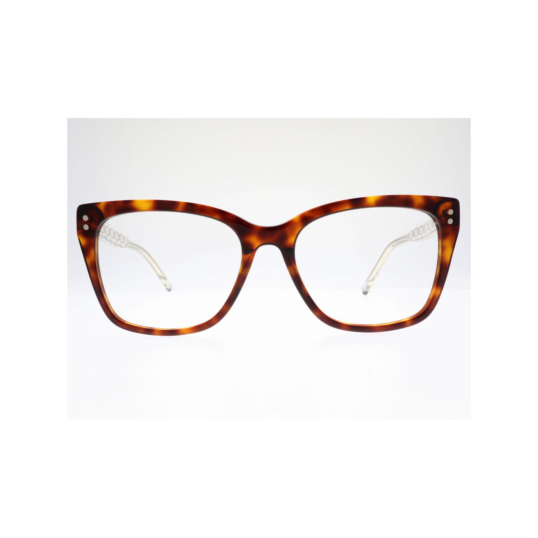 Joy Style For Unisex Eyeglasses Clip Square Shape Size 54 1283c2clip Brown Tortoiseshell