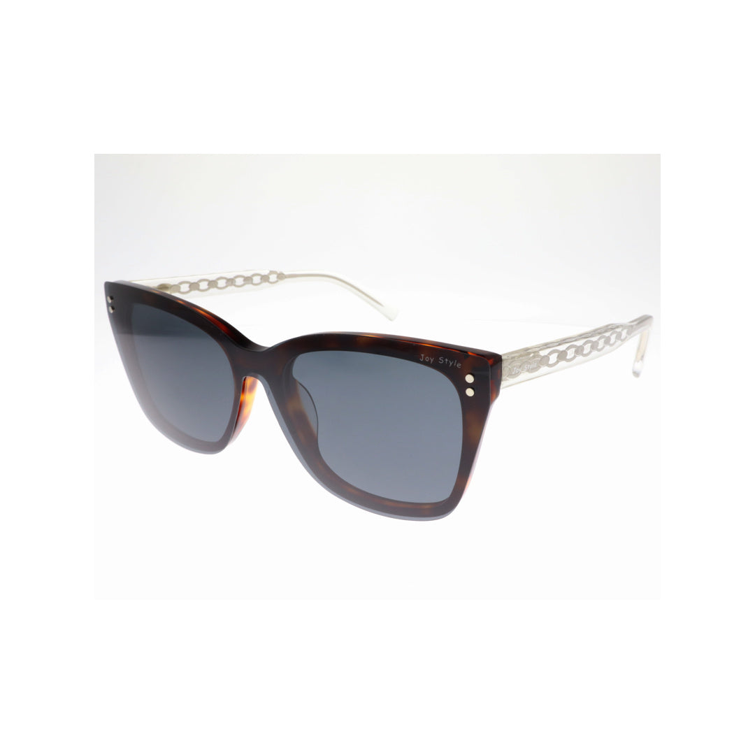Joy Style For Unisex Eyeglasses Clip Square Shape Size 54 1283c2clip Brown Tortoiseshell